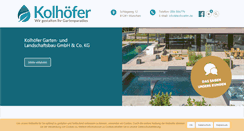 Desktop Screenshot of kolhoefer.de